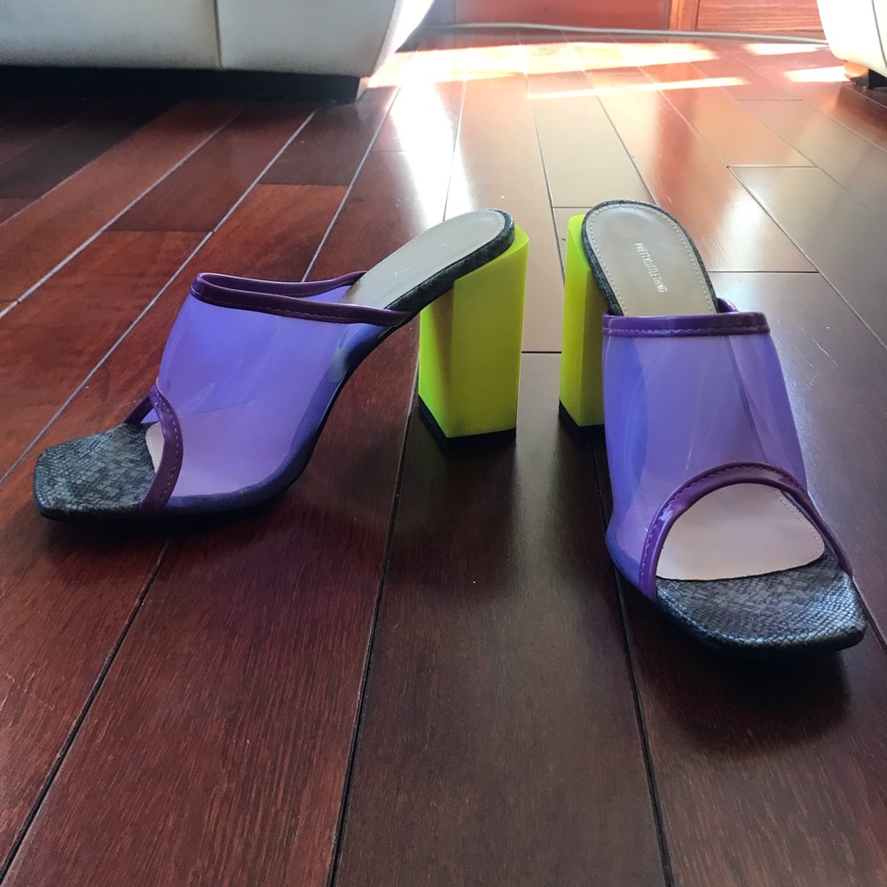 Neon mules